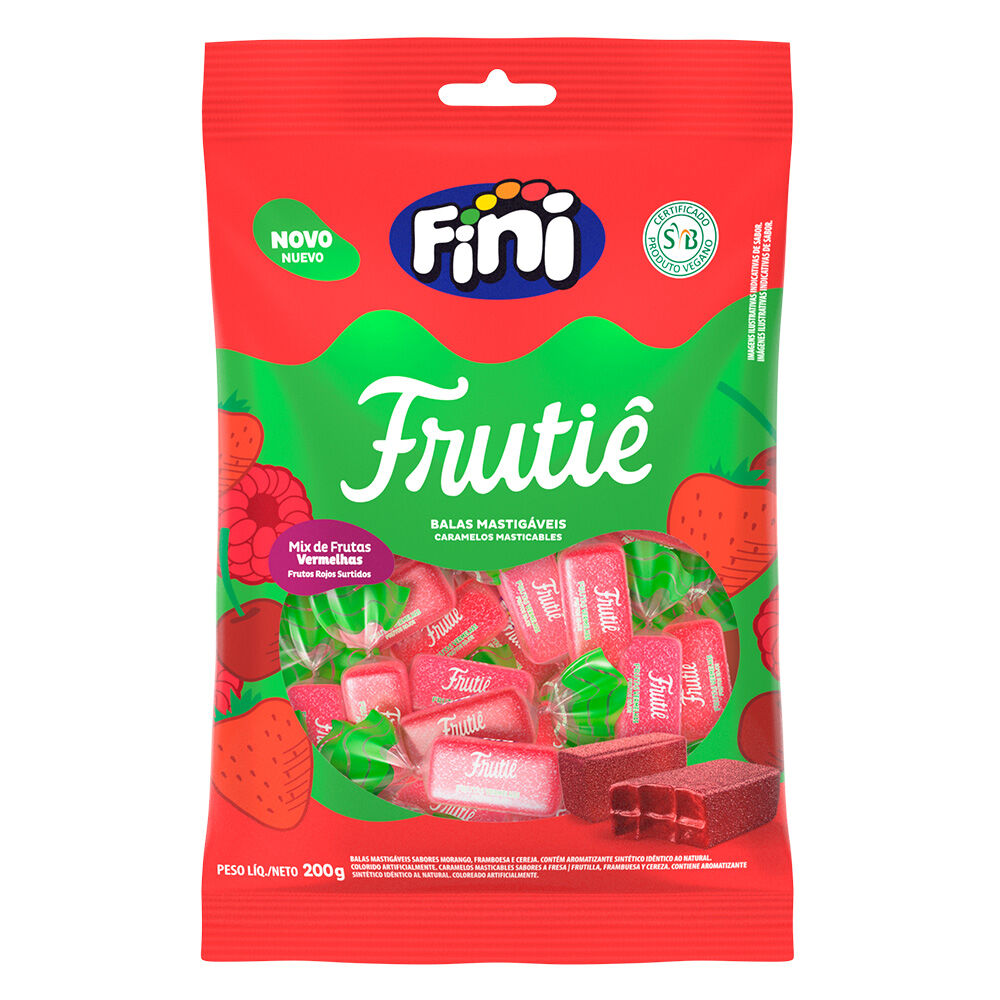 Fruti&ecirc; Frutas Vermelhas 200g - Fini