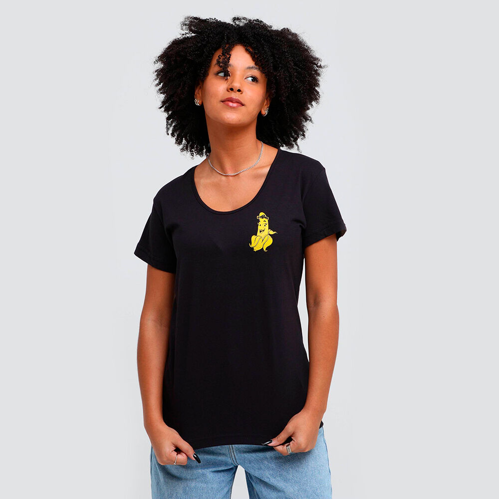 Camiseta Feminina Banana Fini  - Tamanho M