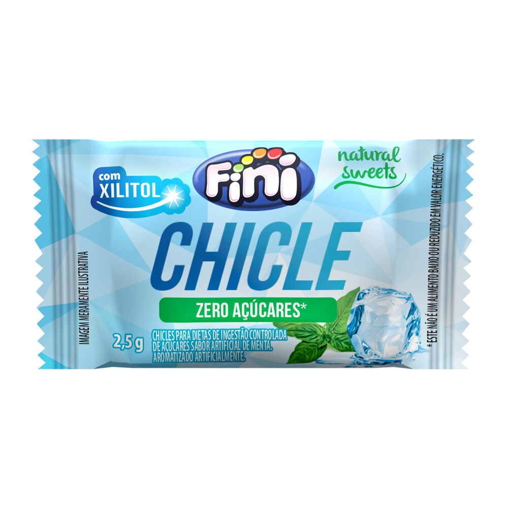 Pote Chicle 0% A&ccedil;&uacute;car 18g - Fini
