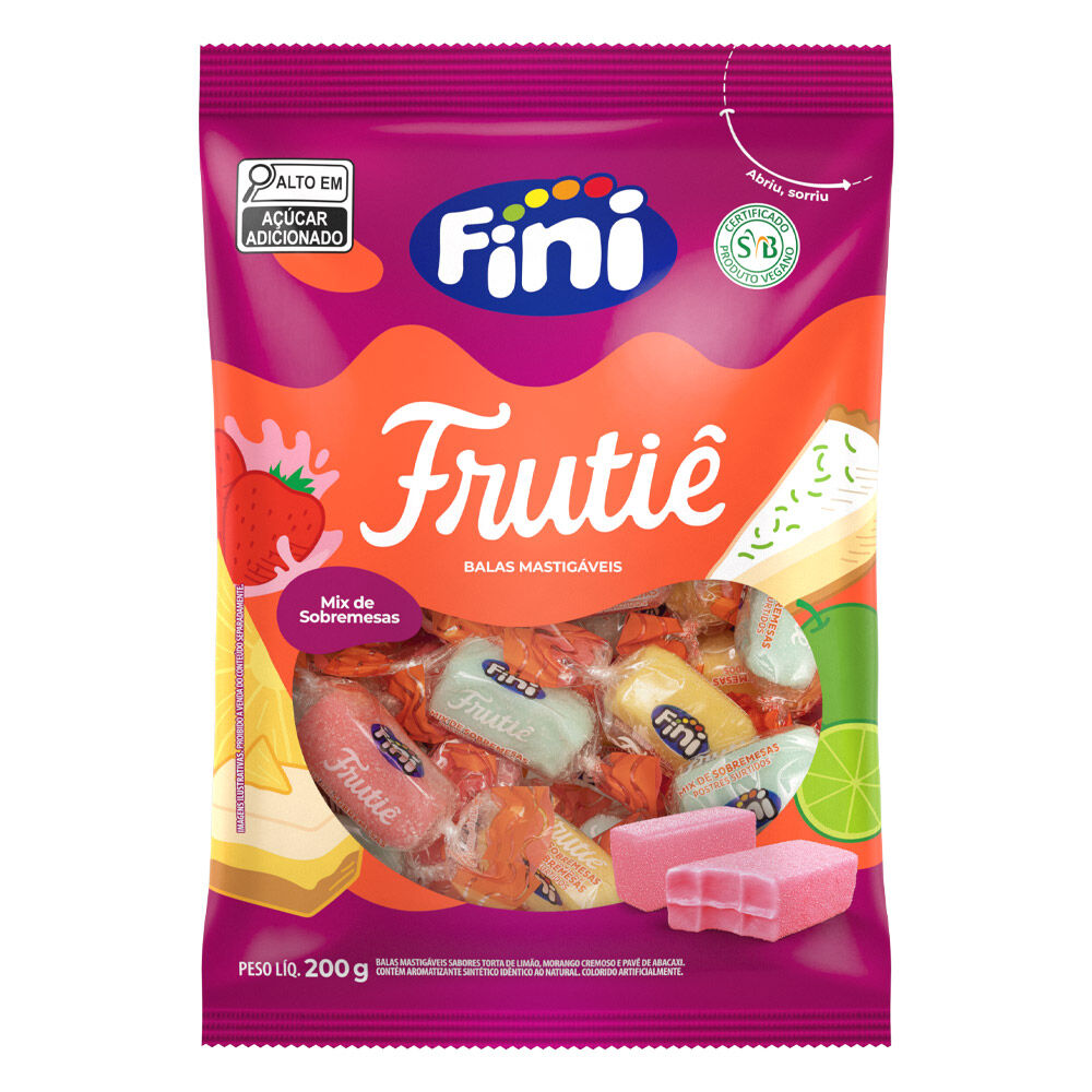 Fruti&ecirc; Mix de Sobremesas 200g - Fini