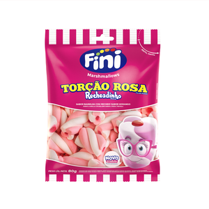 Marsh. Tor&ccedil;&atilde;o Rosa Recheadinho 80g - Fini
