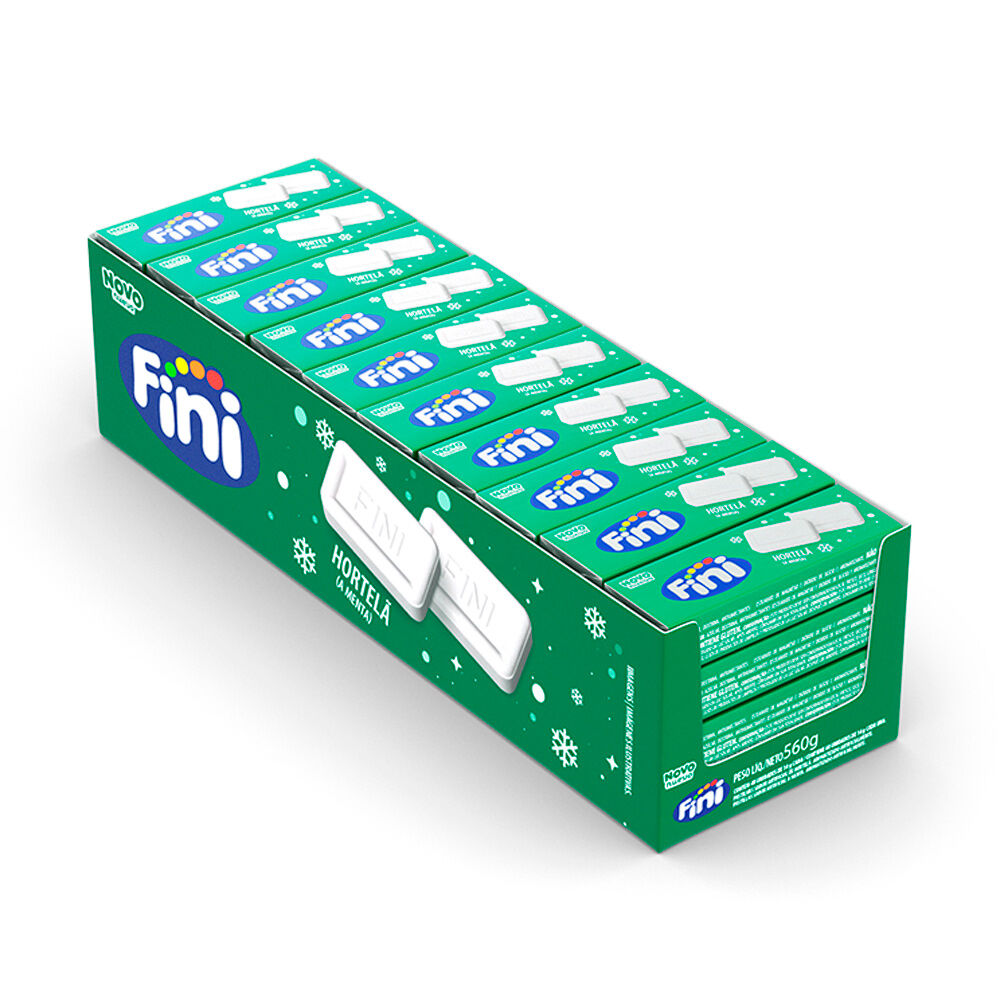 Pastilha Hortel&atilde; display com 40 sticks de 14 dg cada