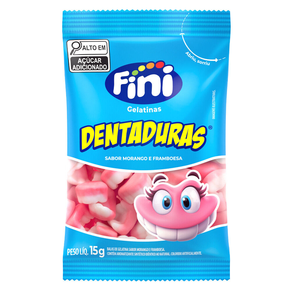Pacote Fini Mini Dentaduras 15g