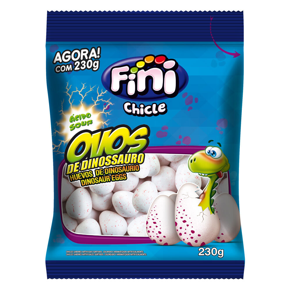 Ovos de Dinossauro Azedinhos 230g - Fini