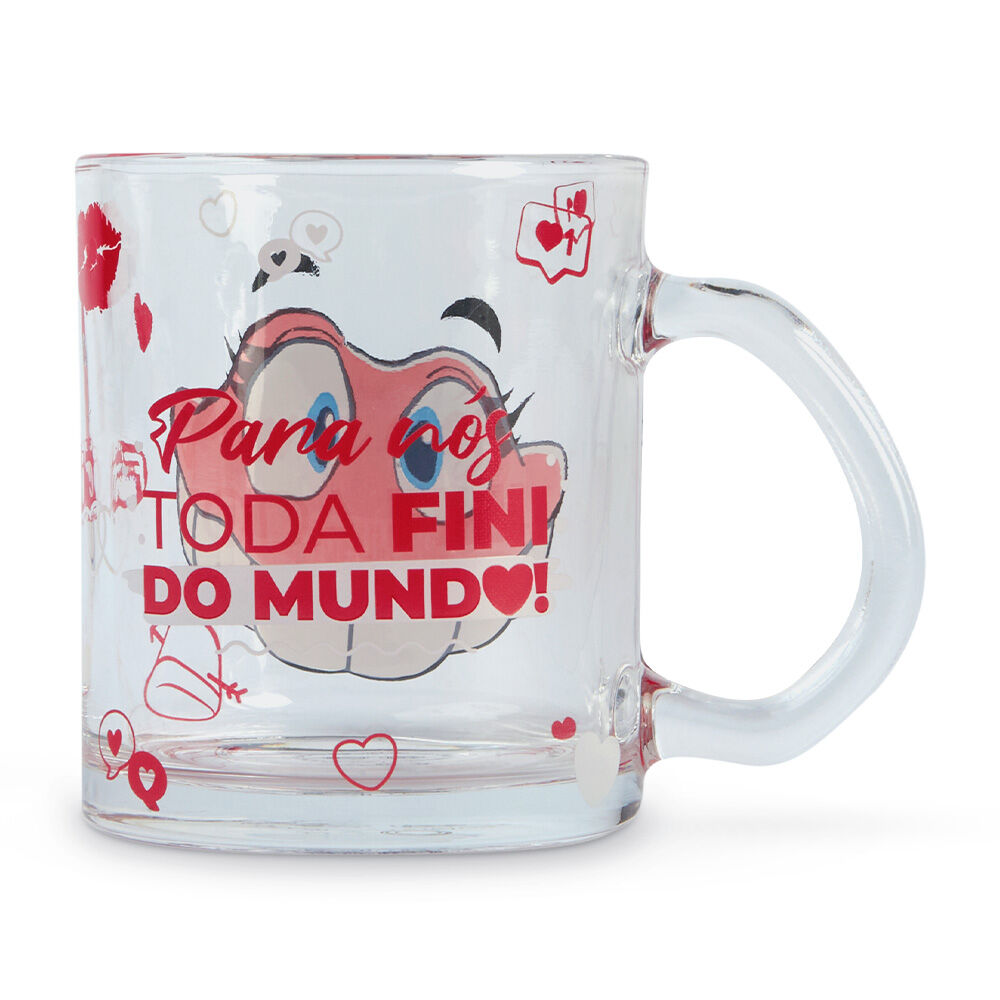 Caneca de vidro Dentadura Fini