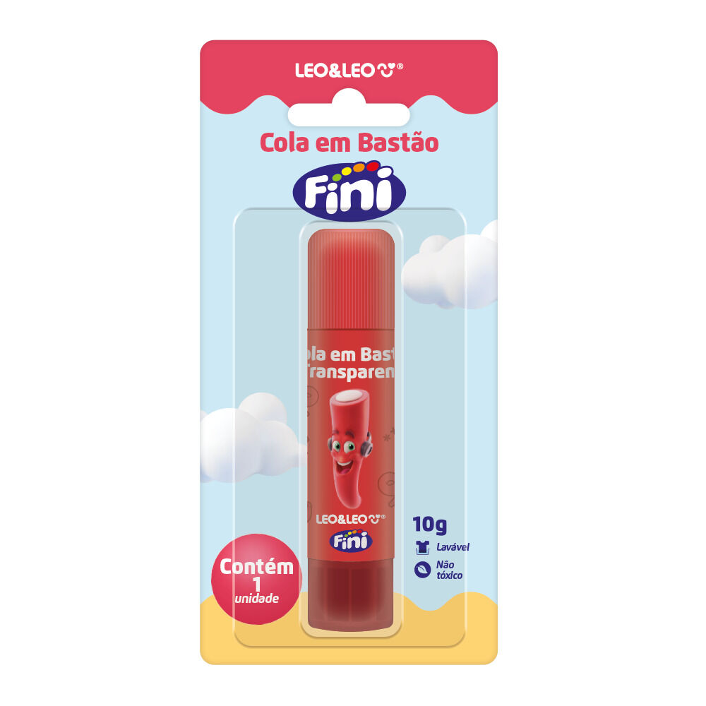 Cola Bast&atilde;o Colorida Tubes 10g - Fini