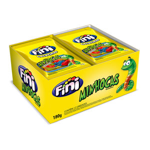 Mini Minhocas com 12x15g cada - Fini