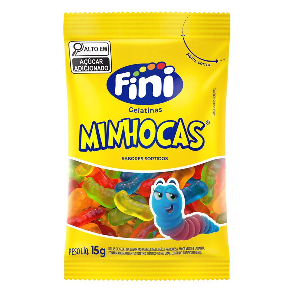 Pacote Mini Minhocas Fini 