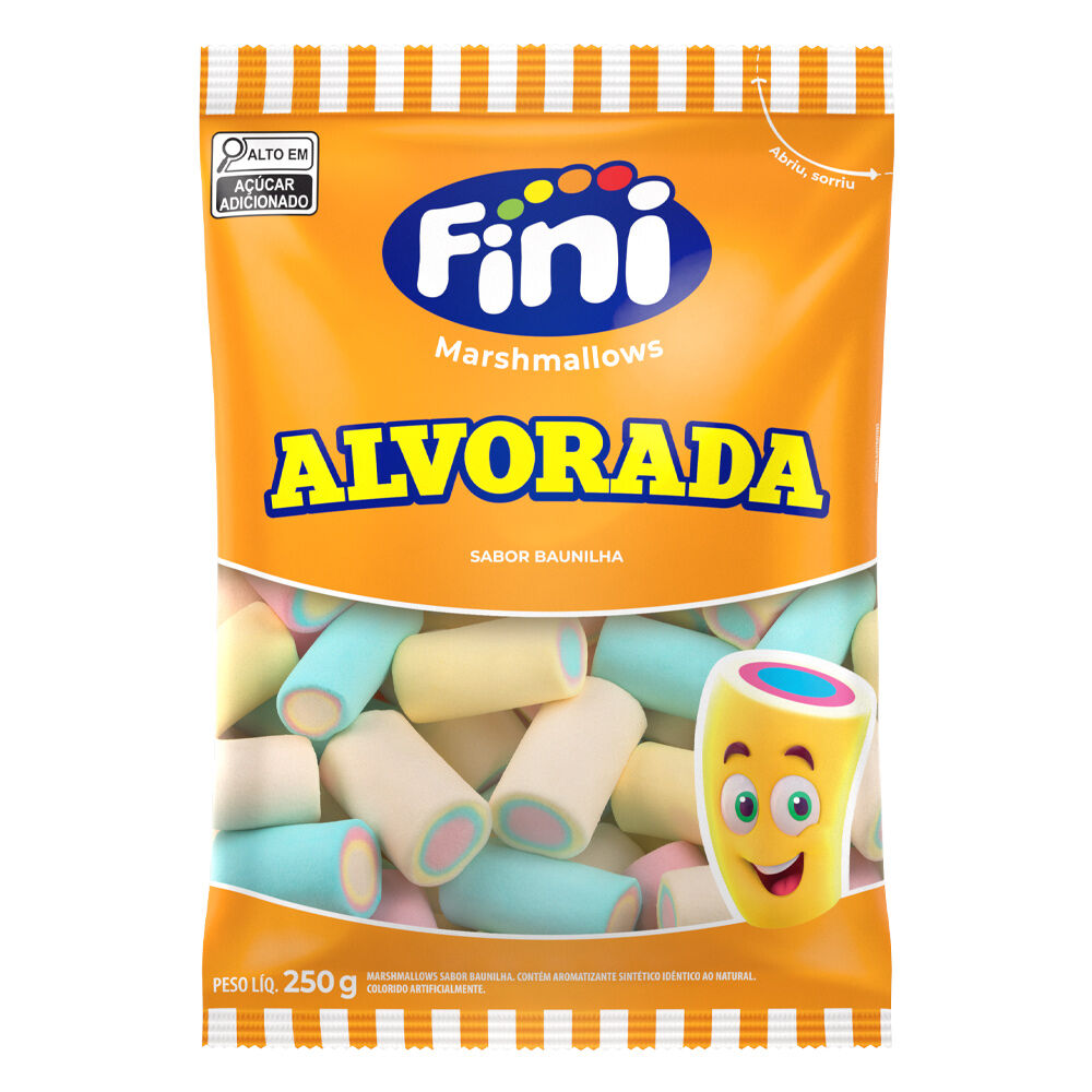 Pacote Marshmallow Alvorada 250g Fini 