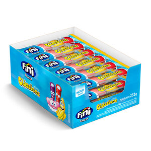 Chicle Cl&aacute;ssicos com 18 unidades de 14g cada - Fini