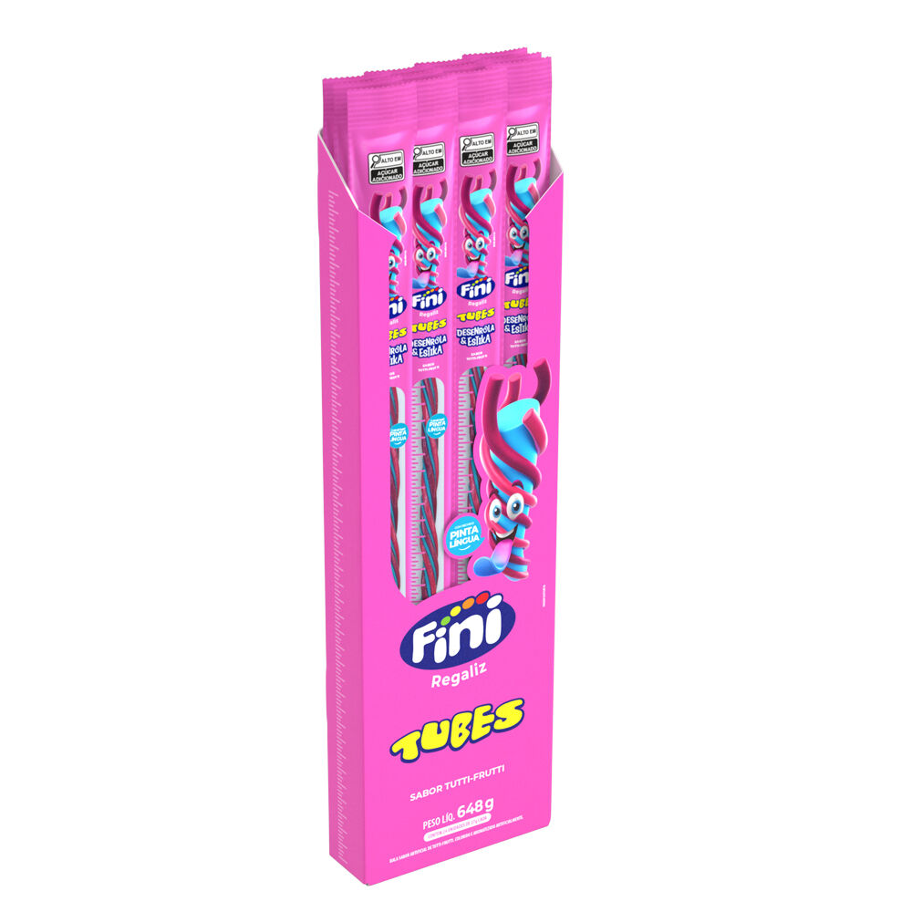 Fini Tubes Tutti Frutti Caixa 24 Unidades de 27g