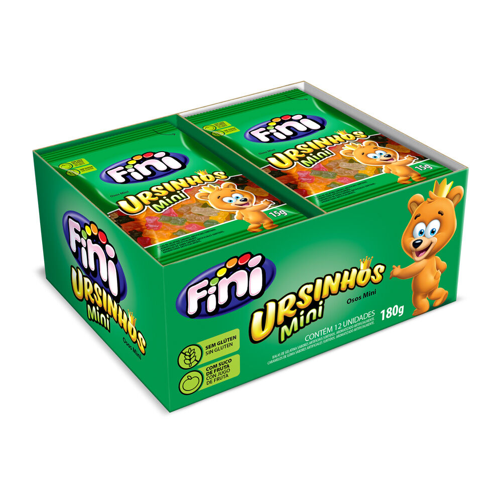 Mini Ursinhos com 12x15g cada - Fini