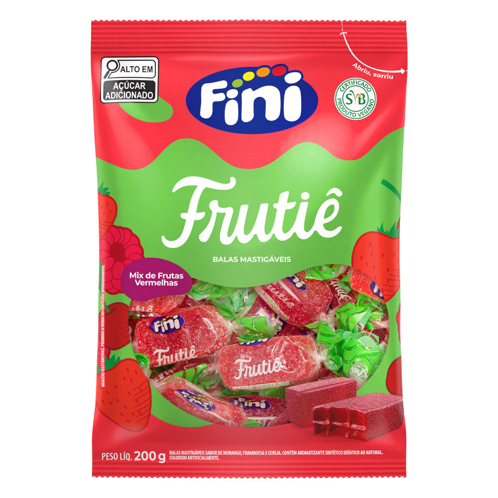Fruti&ecirc; Frutas Vermelhas 200g - Fini