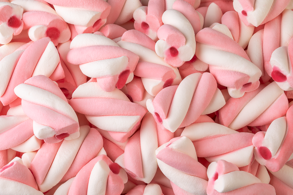 Marshmallow Marsh Tor&ccedil;&atilde;o Rosa Recheado
