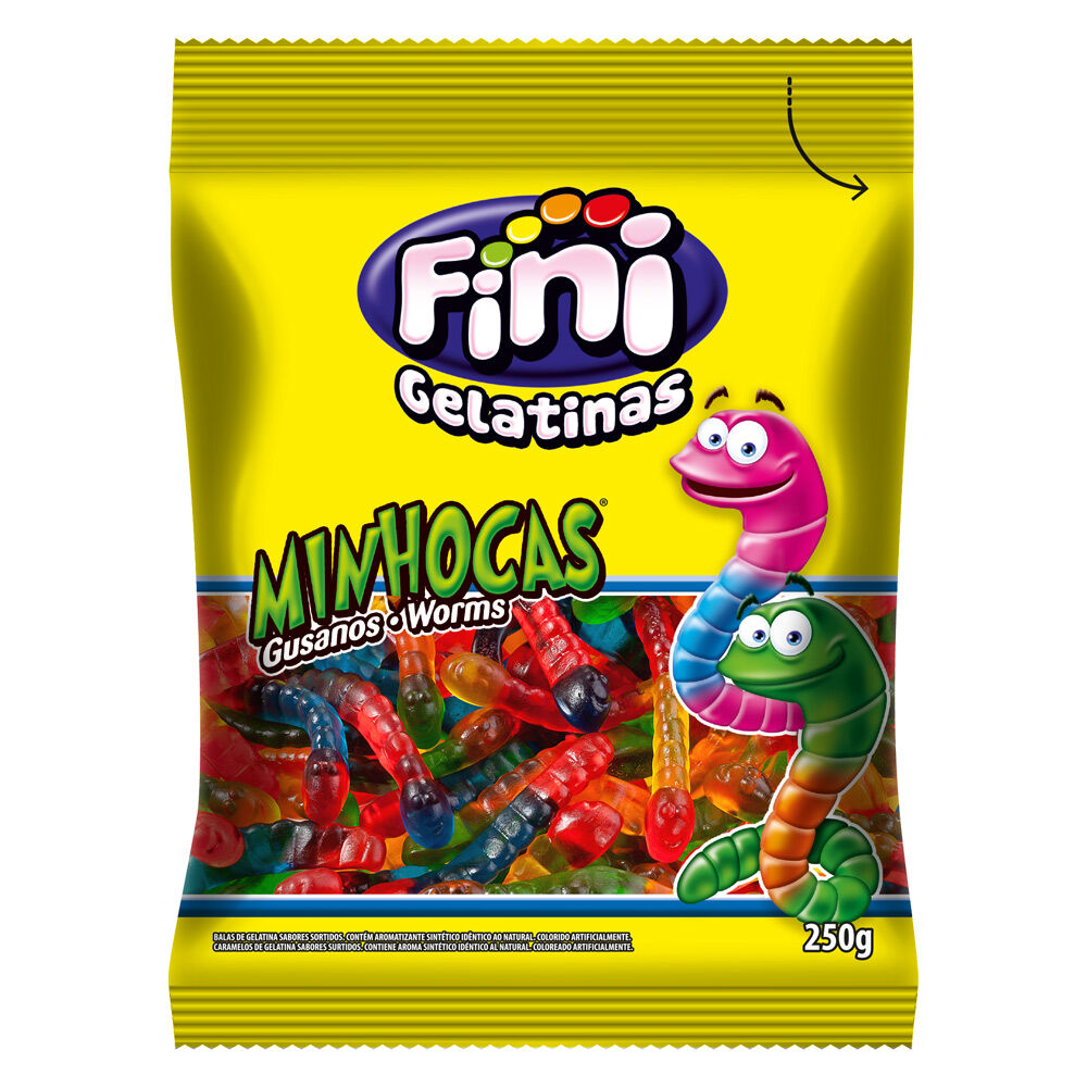 Minhocas 250g - Fini