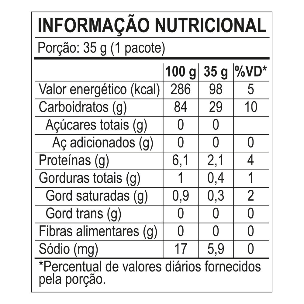 Natureza Zero Acucares 35g - Fini