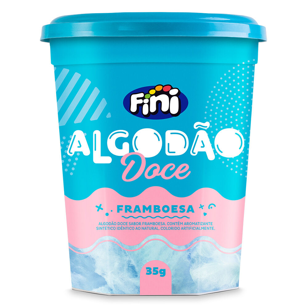 Algod&atilde;o Doce Framboesa 35g - Fini