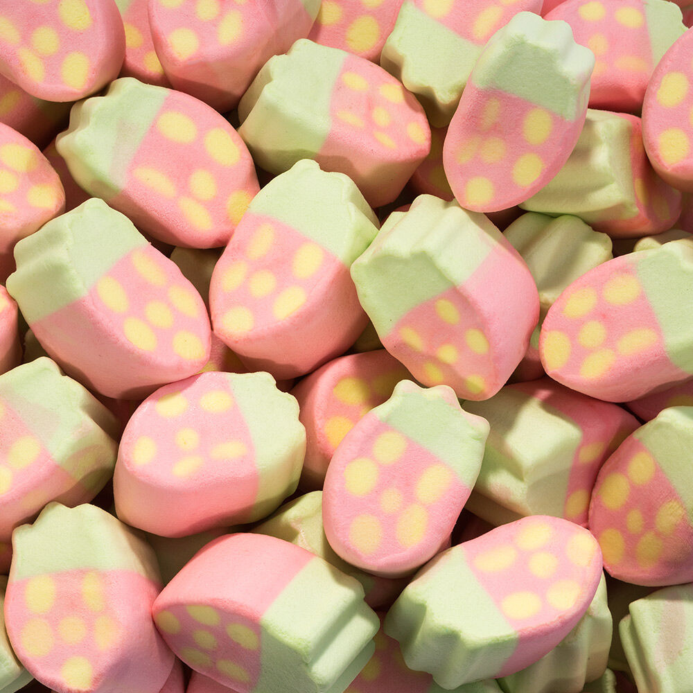 Marshmallow Marsh em formato e sabor de Morango