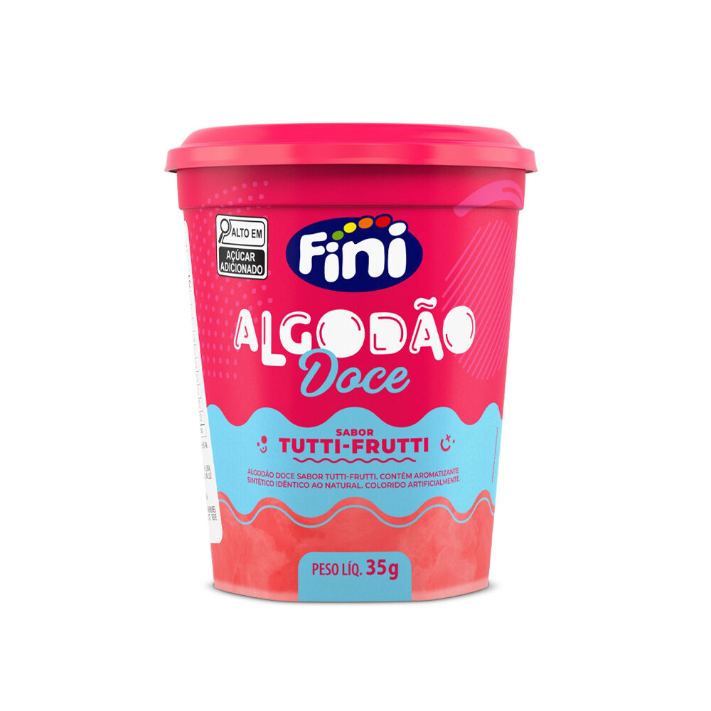 Algod&atilde;o Doce Tutti Frutti 35g - Fini