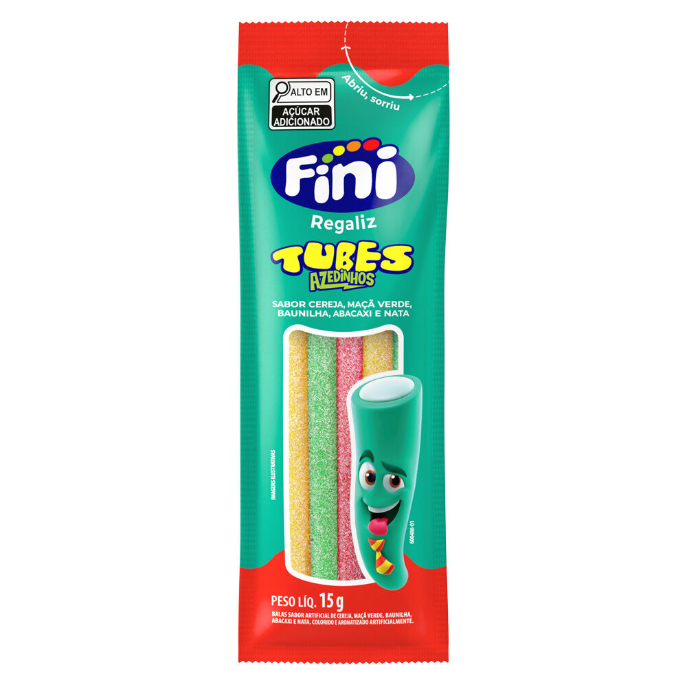 Pacote Fini Tubes 3 Cores Azedinho 15g