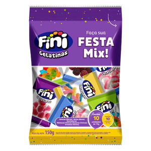 Fa&ccedil;a Festa Mix com 10 pacotes de 15g cada - Fini
