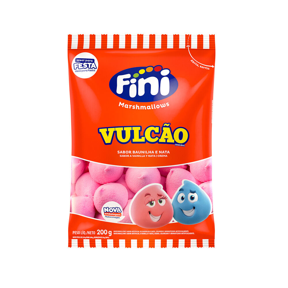 Vulc&atilde;o Rosa 200g- Fini