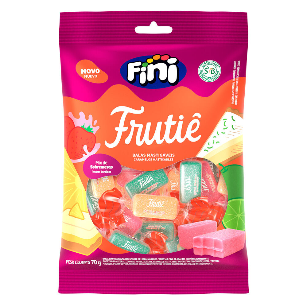 Fruti&ecirc; Mix de Sobremesas 70g - Fini