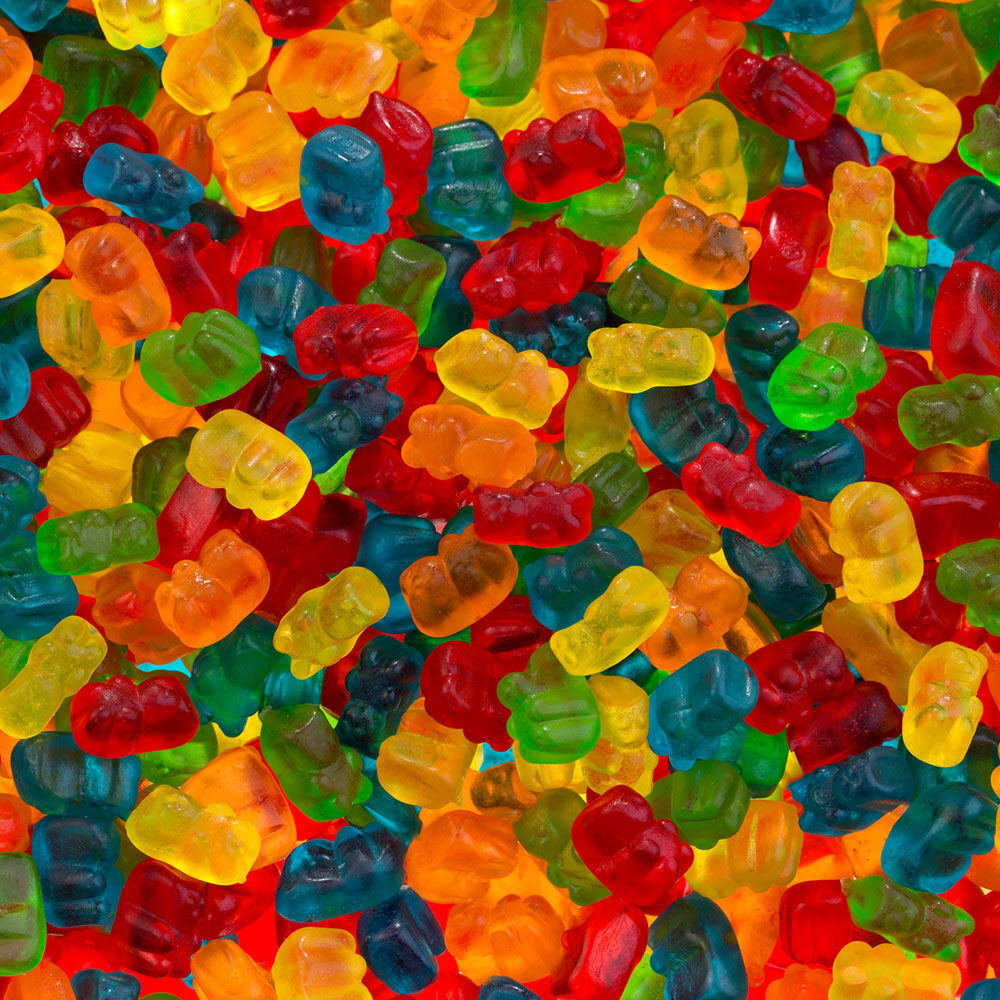 Bala de Gelatina Mini Ursinhos Fini 