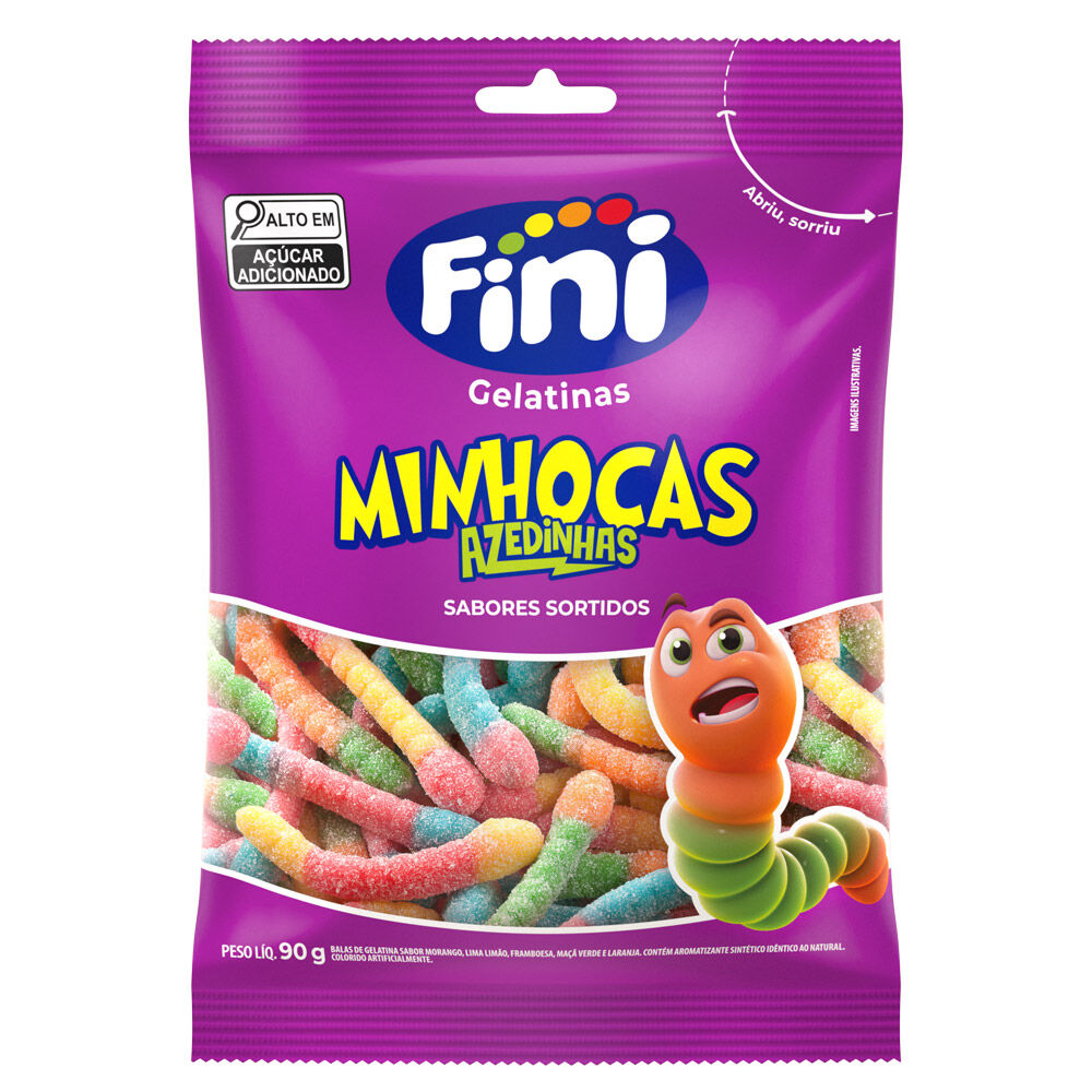 Pacote Minhoca Azedinha 250g