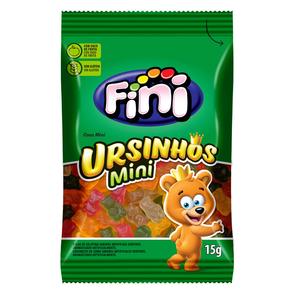 Mini Ursinhos com 12x15g cada - Fini
