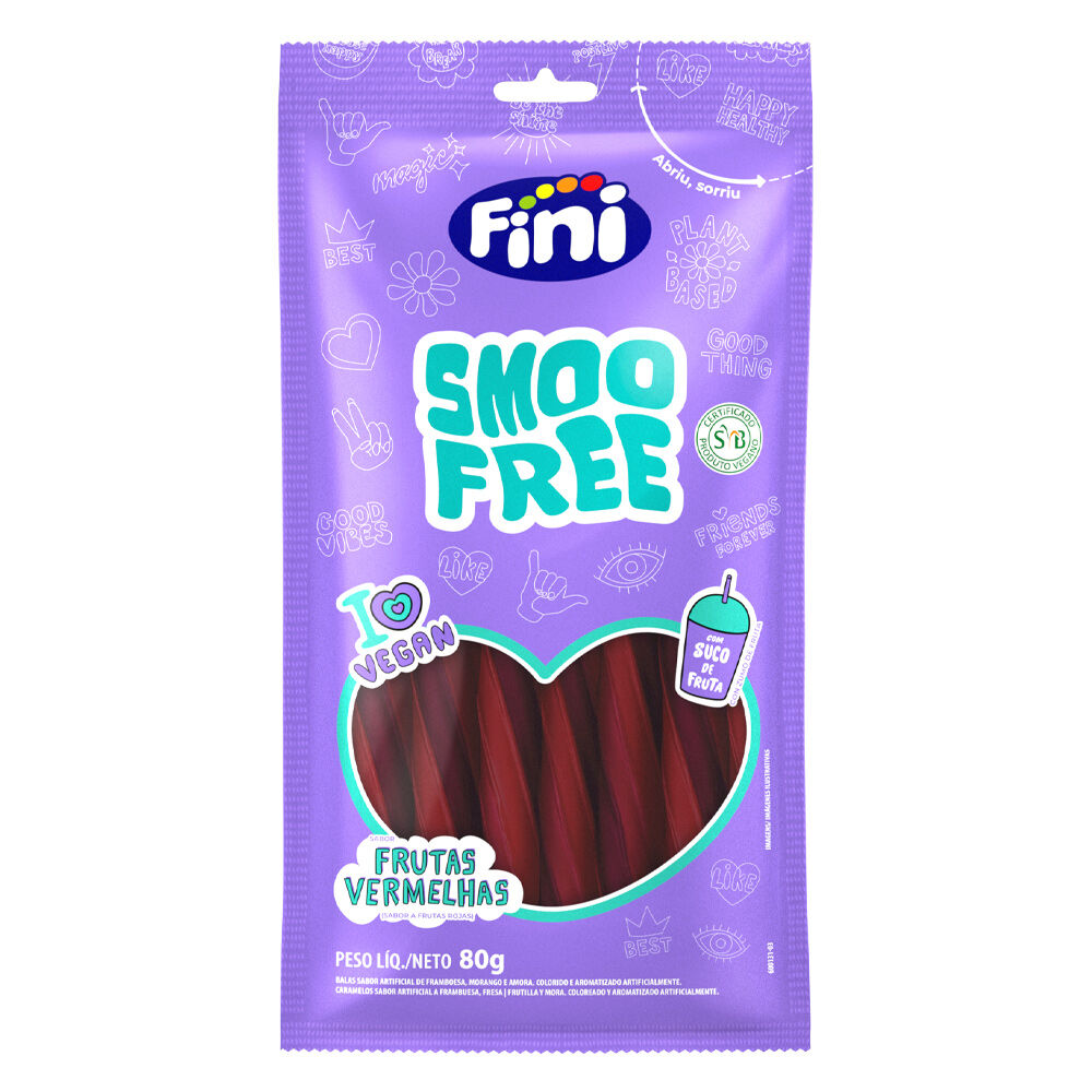 Smoofree Frutas Vermelhas 80g - Fini