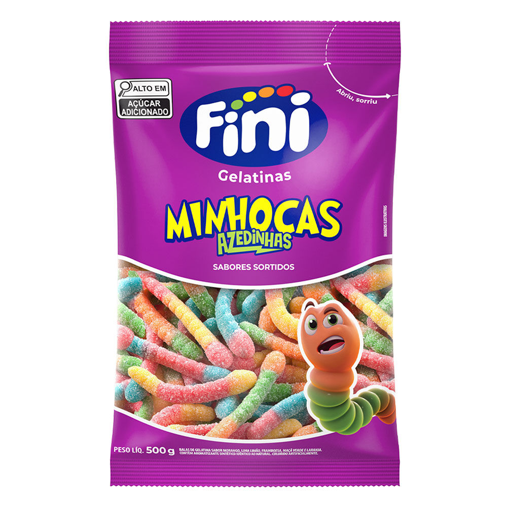Fini Minhocas Azedinhas 500g