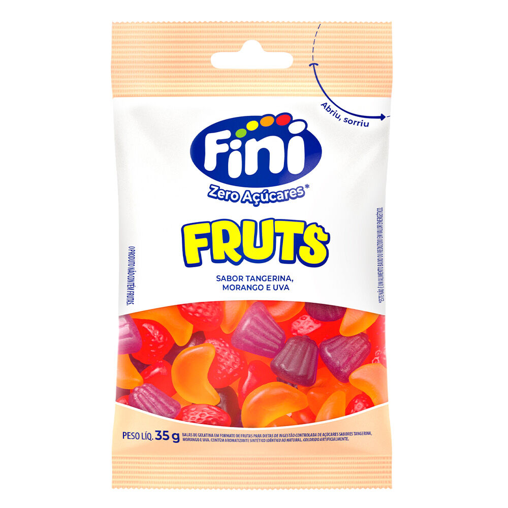 Fruts Zero Acucares 35g - Fini