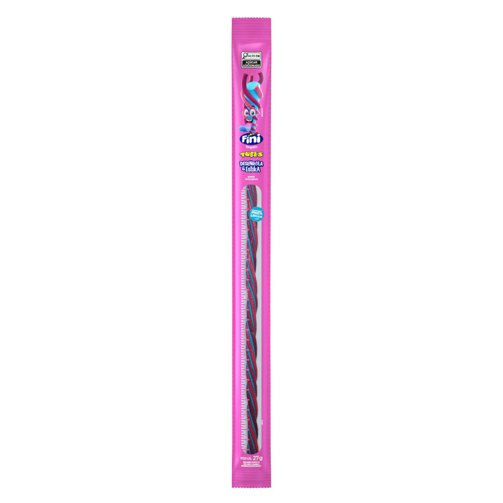 Pacote Fini Tubes Tutti Frutti 27g
