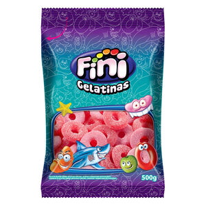 Aros de Morango Azedinhos 500g - Fini