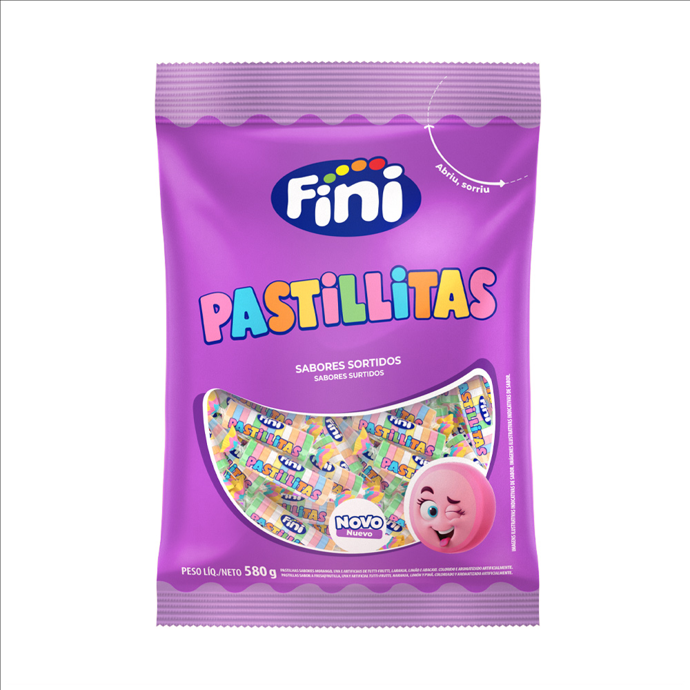 Pastillitas Frutas 580g - Fini